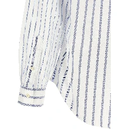 Blue Cotton Blouse