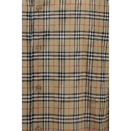 Beige Cotton Pattern Shirt