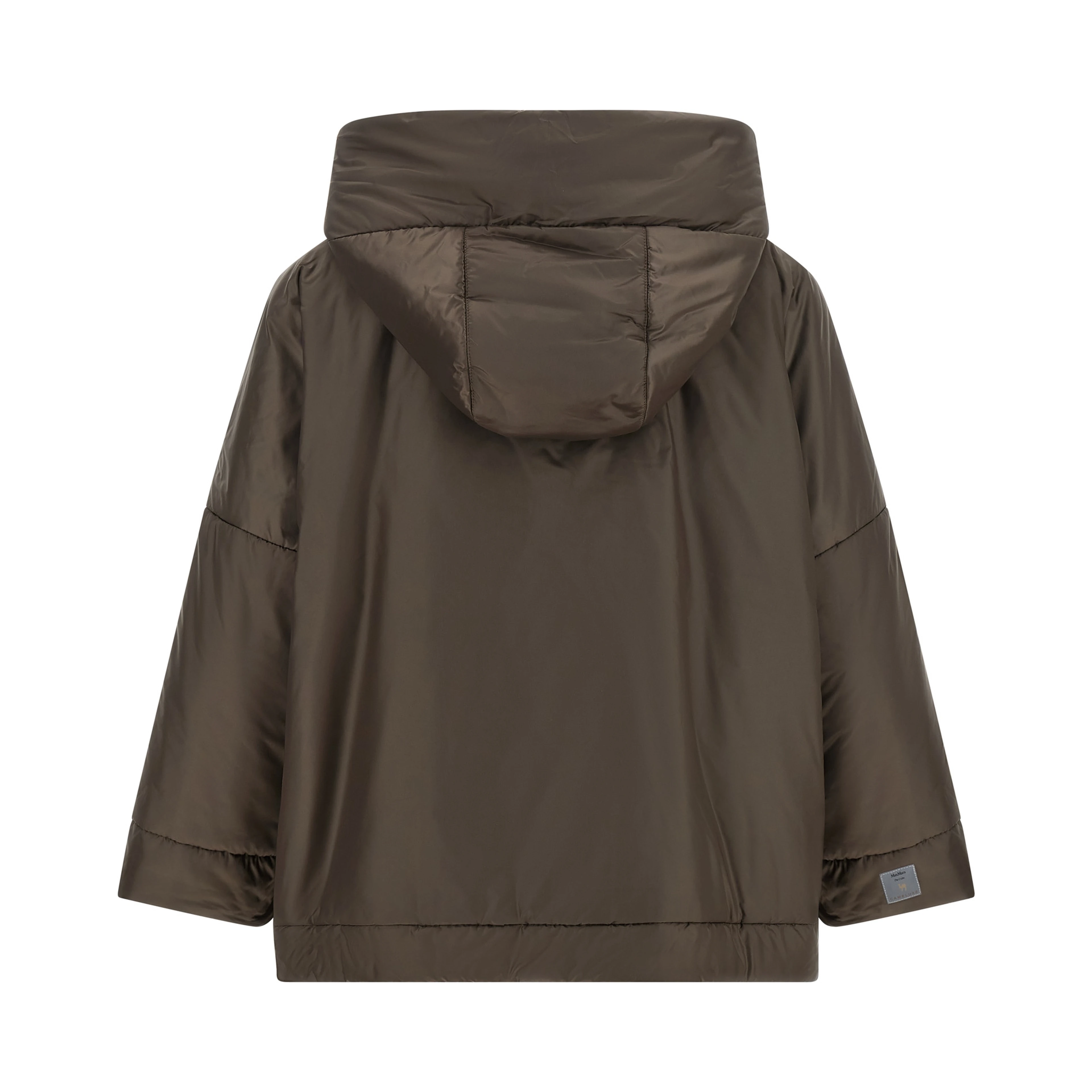 Brown Polyester Shell Jacket