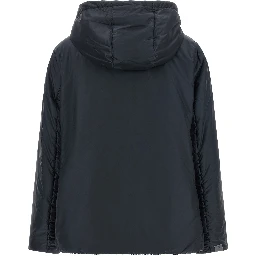 Blue Polyester Shell Jacket