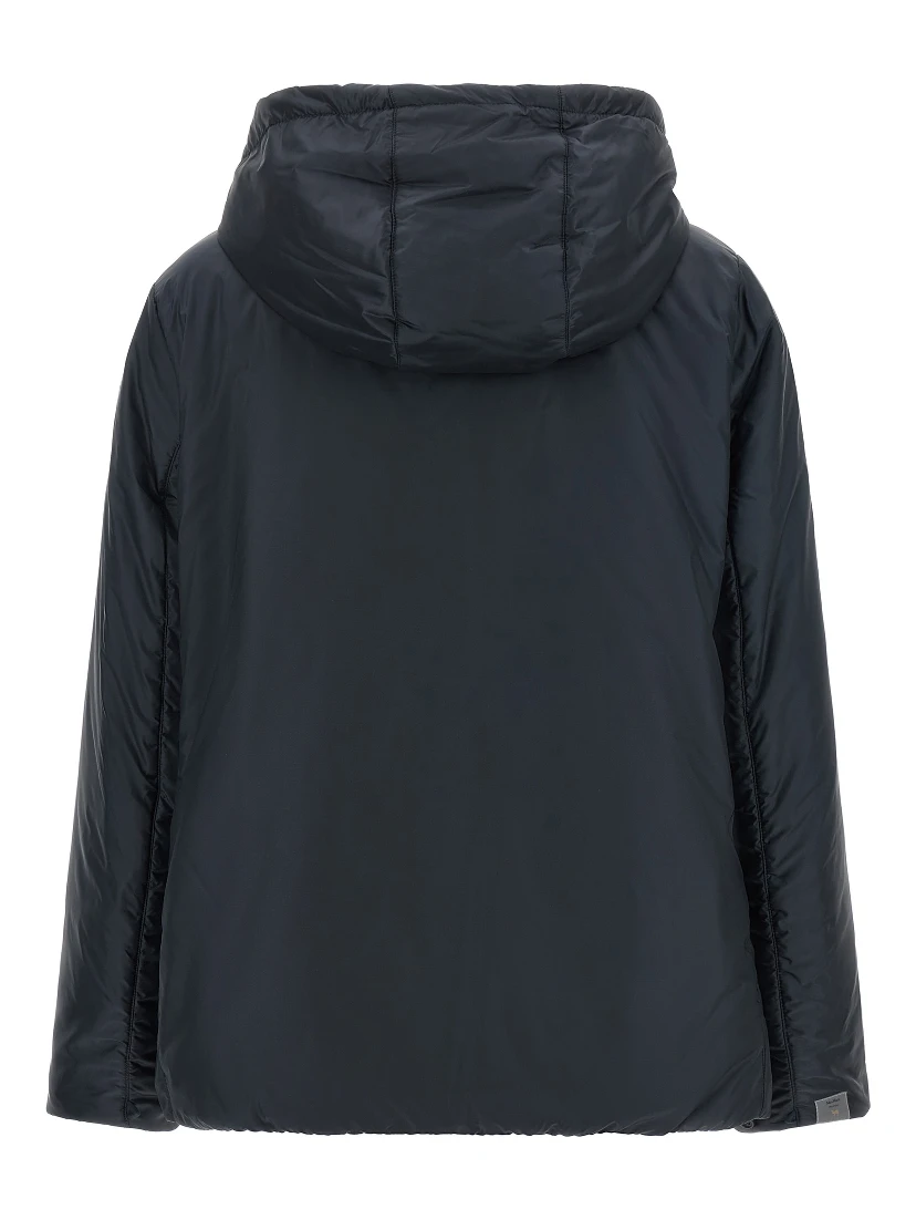 Blue Polyester Shell Jacket