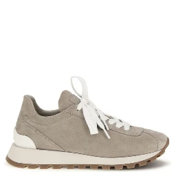 Blue Calf Leather Bos Taurus Athletic Sneakers