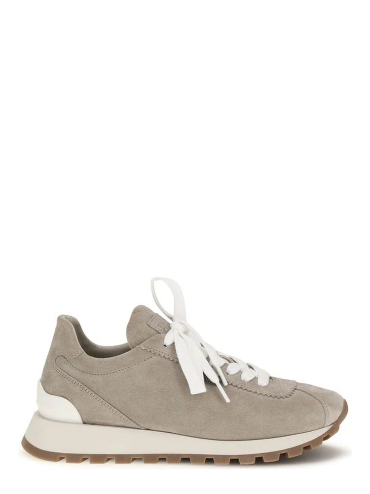 Blue Calf Leather Bos Taurus Athletic Sneakers