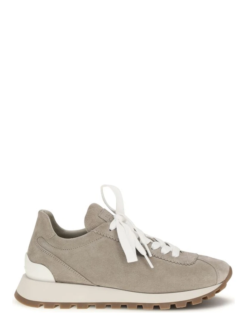 Blue Calf Leather Bos Taurus Athletic Sneakers
