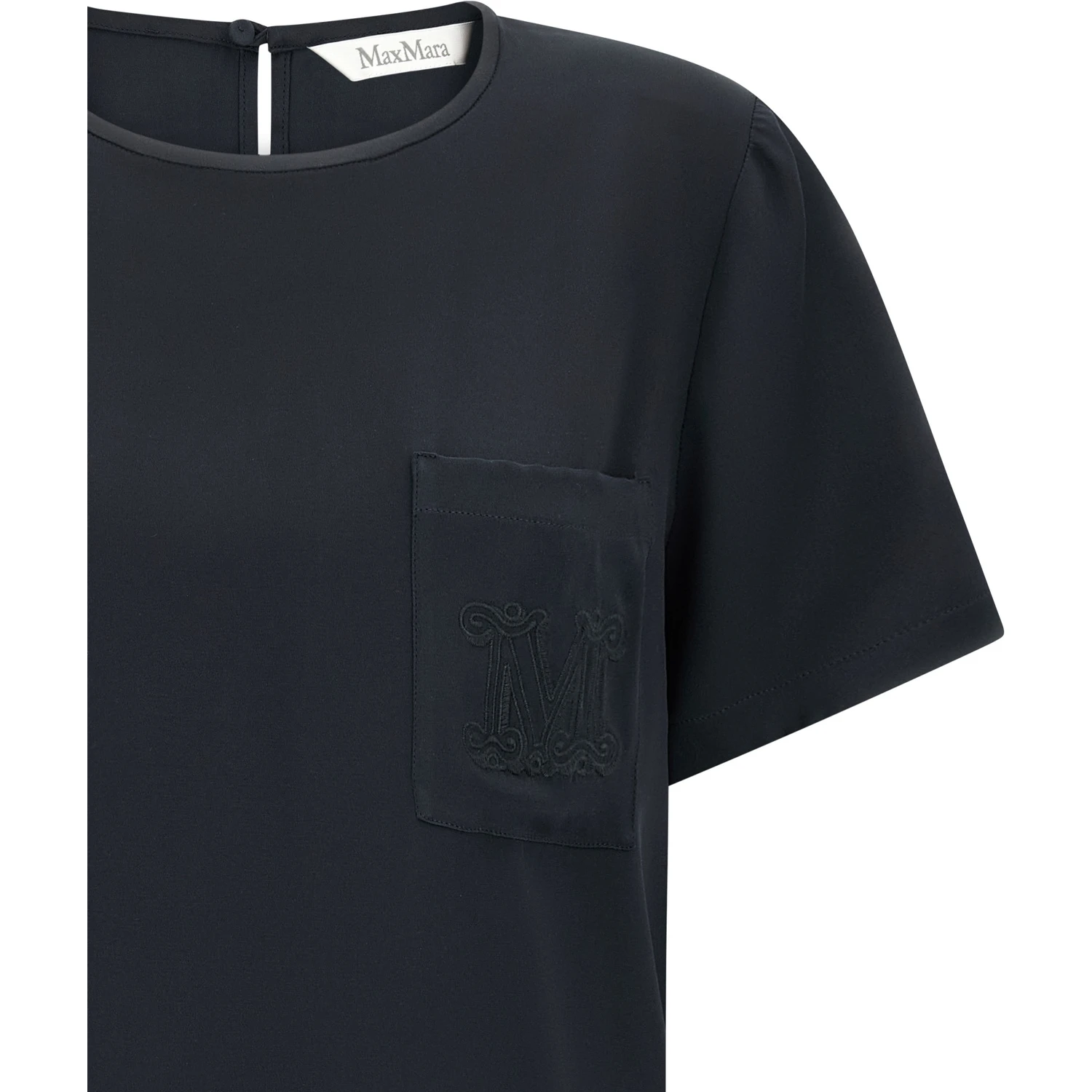 Black Silk Blouse