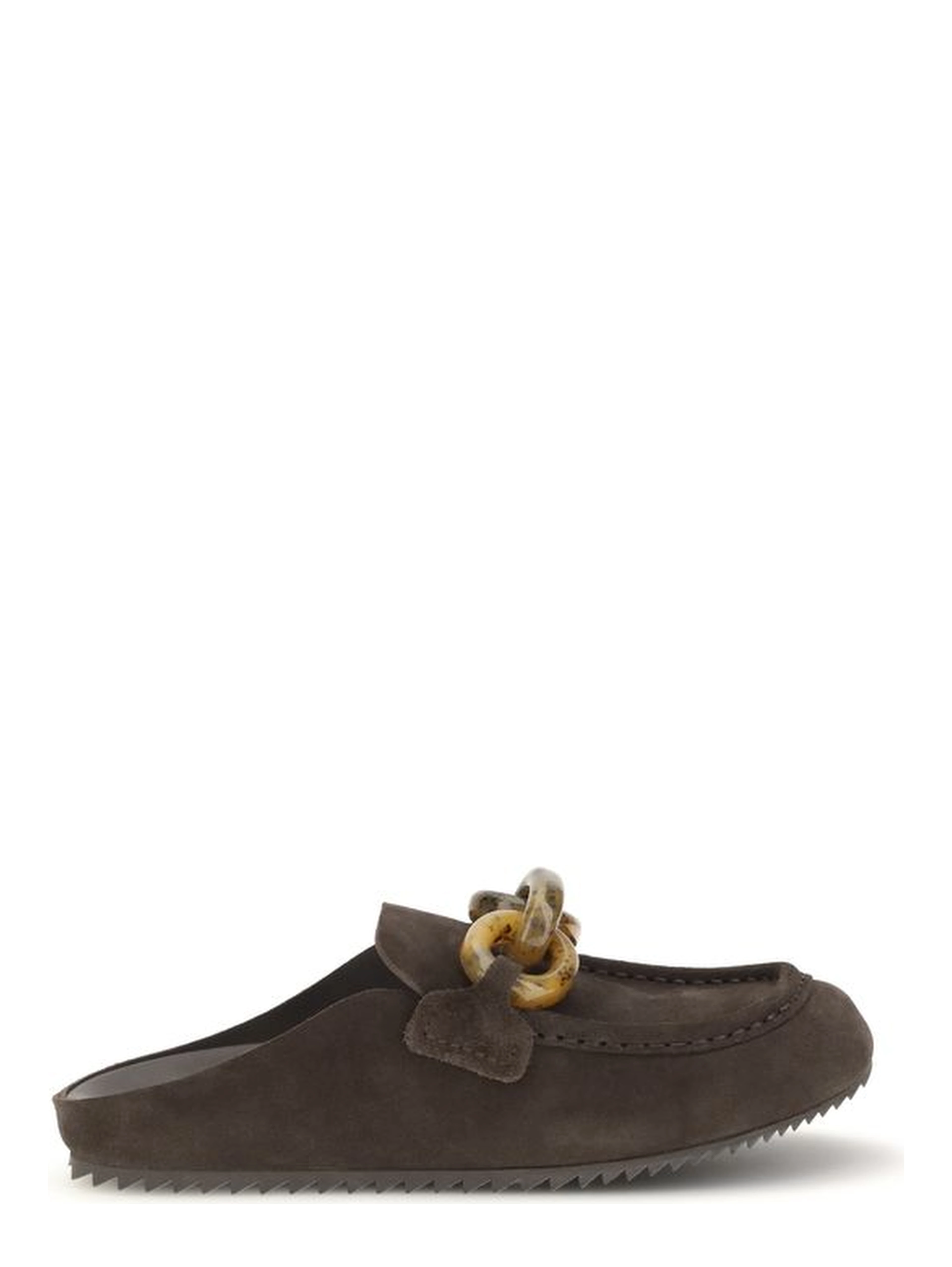 Brown Calf Leather Bos Taurus Mules
