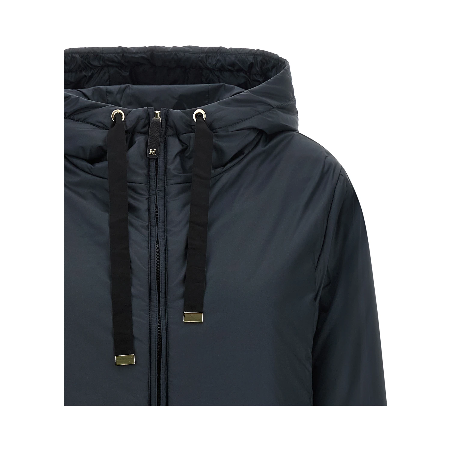 Blue Polyester Shell Jacket