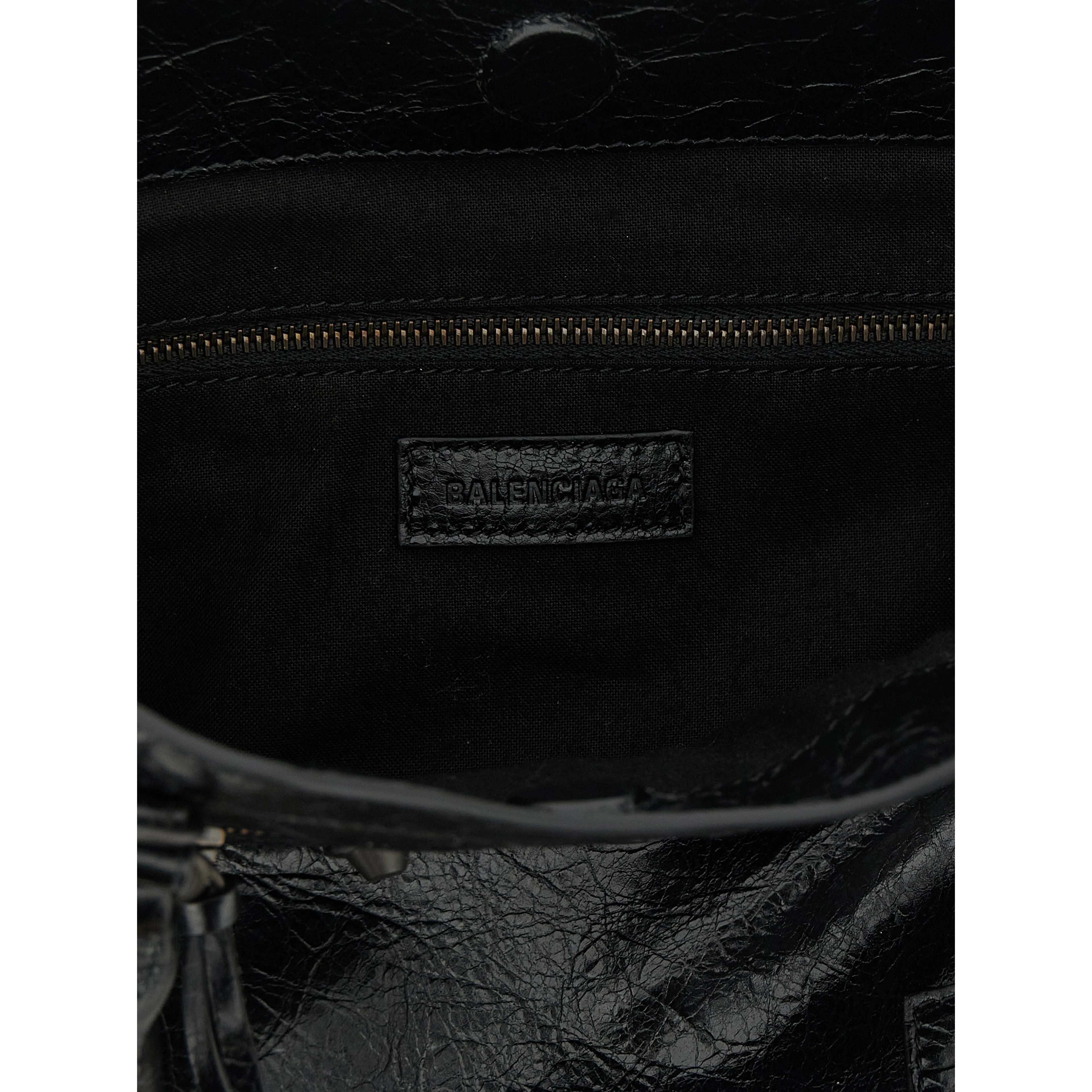 Black Lamb Leather Tote Bag