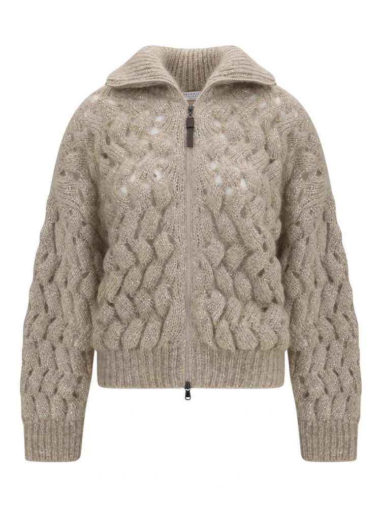 Beige Wool Oves Aries Cardigan