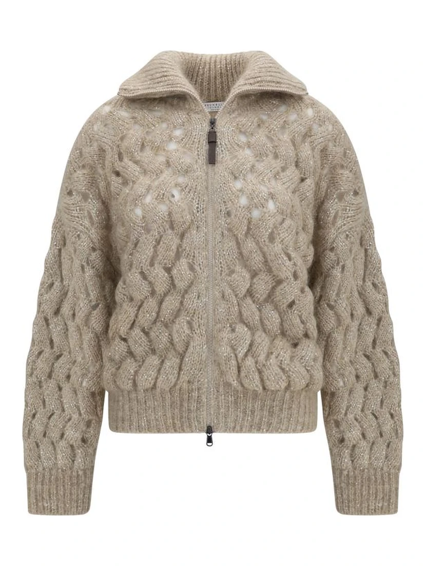 Beige Wool Oves Aries Cardigan