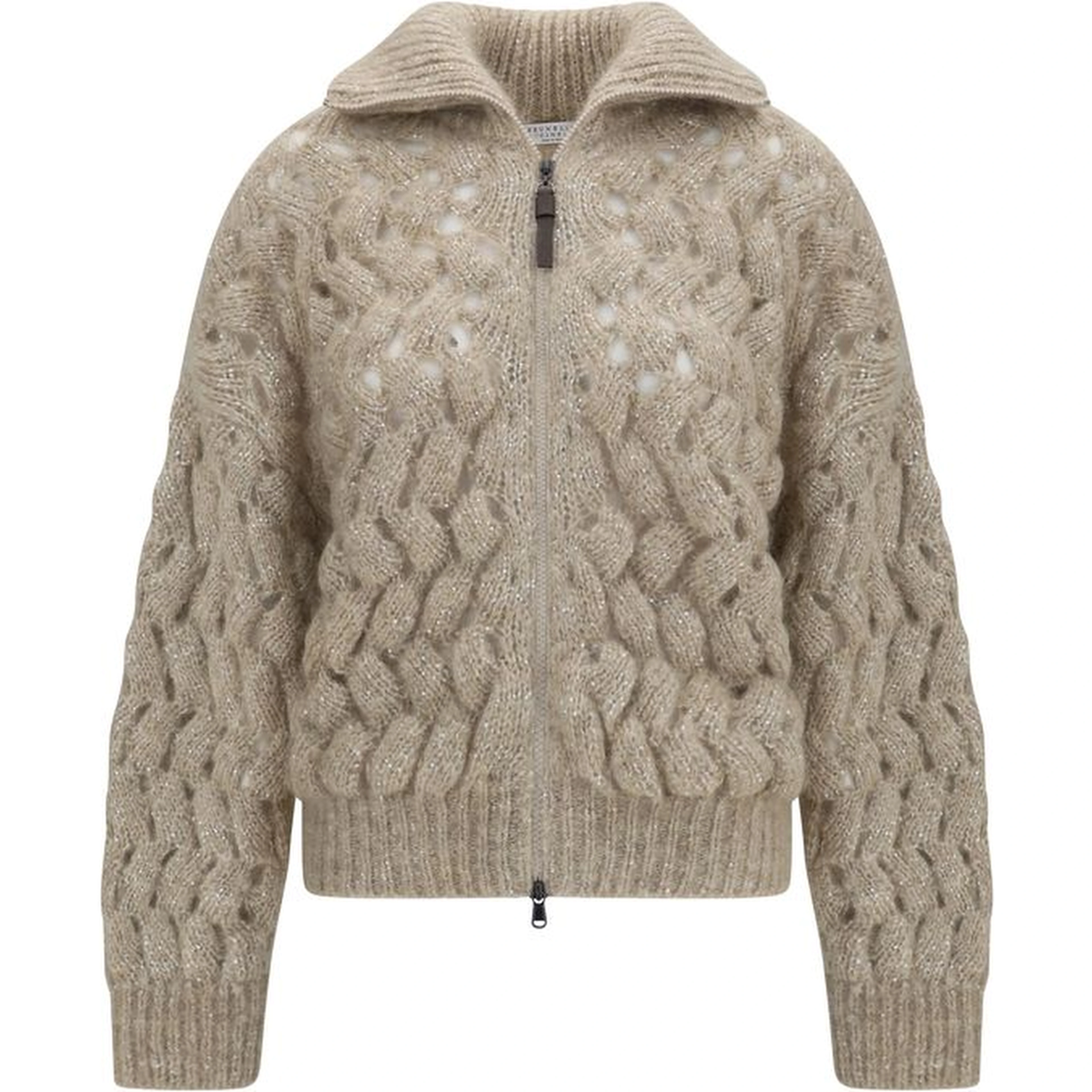 Beige Wool Oves Aries Cardigan