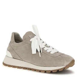 Blue Calf Leather Bos Taurus Athletic Sneakers