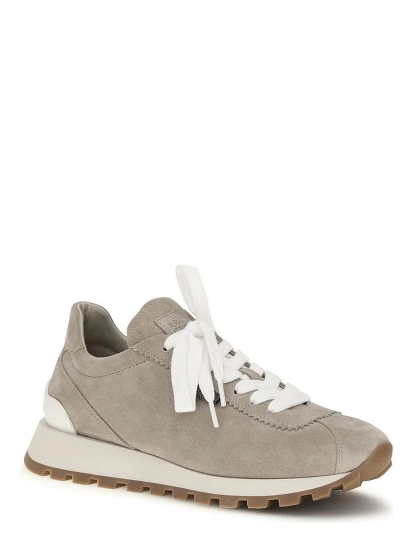 Blue Calf Leather Bos Taurus Athletic Sneakers