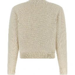 White Wool Cardigan