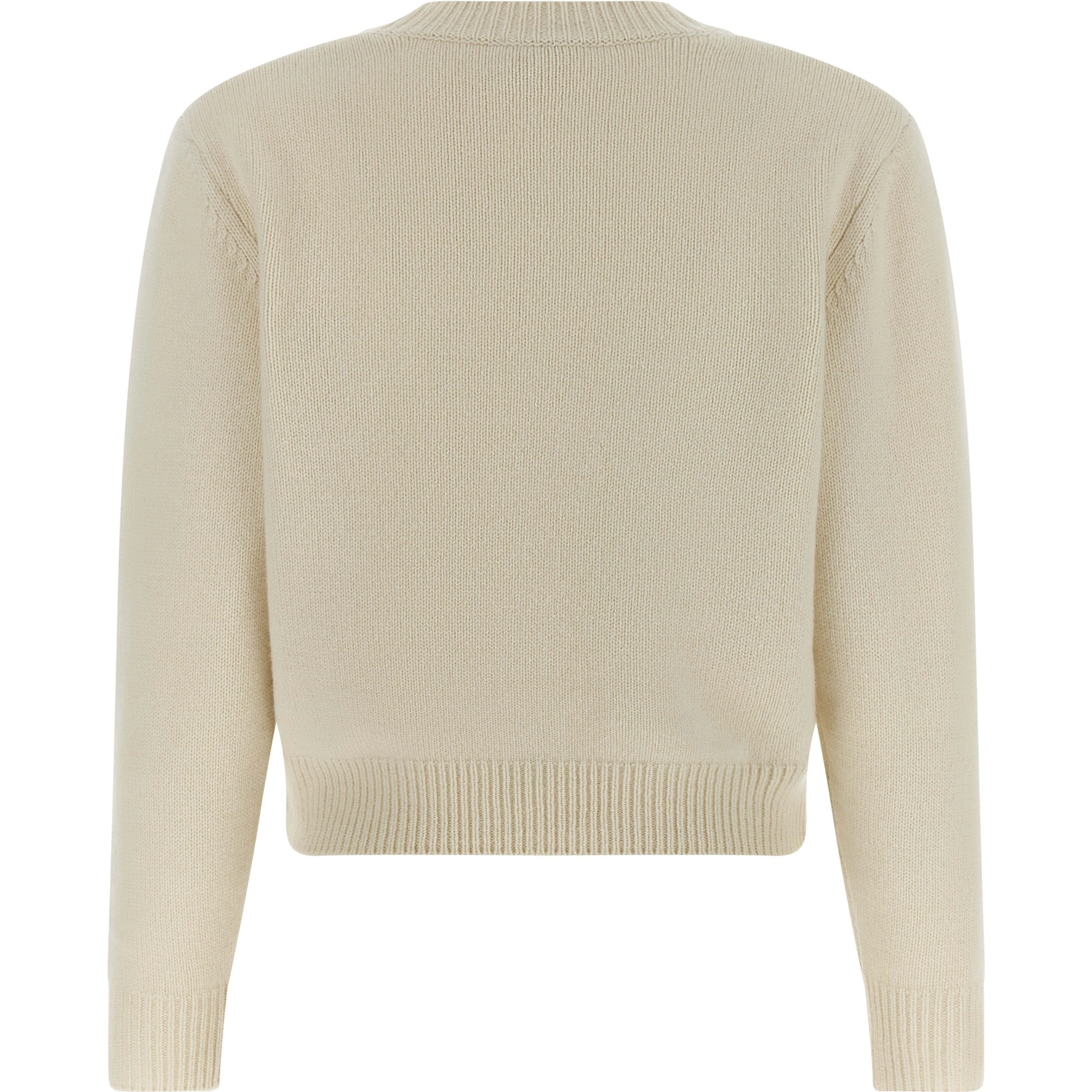 White Wool Cardigan