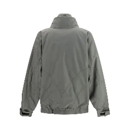 Gray Cotton Bomber