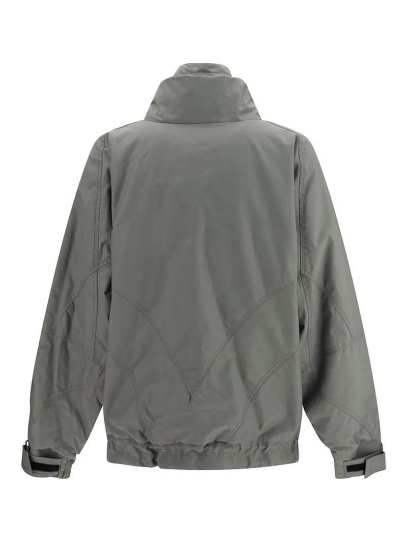 Gray Cotton Bomber