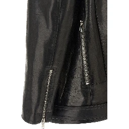 Black Bull Skin Leather Jacket