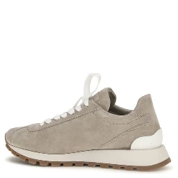 Blue Calf Leather Bos Taurus Athletic Sneakers