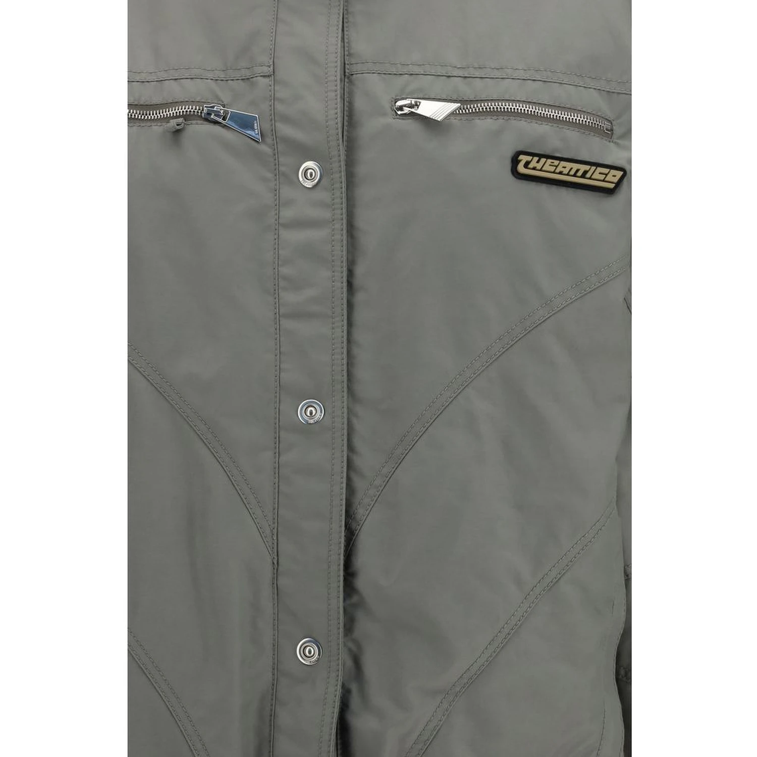 Gray Cotton Bomber