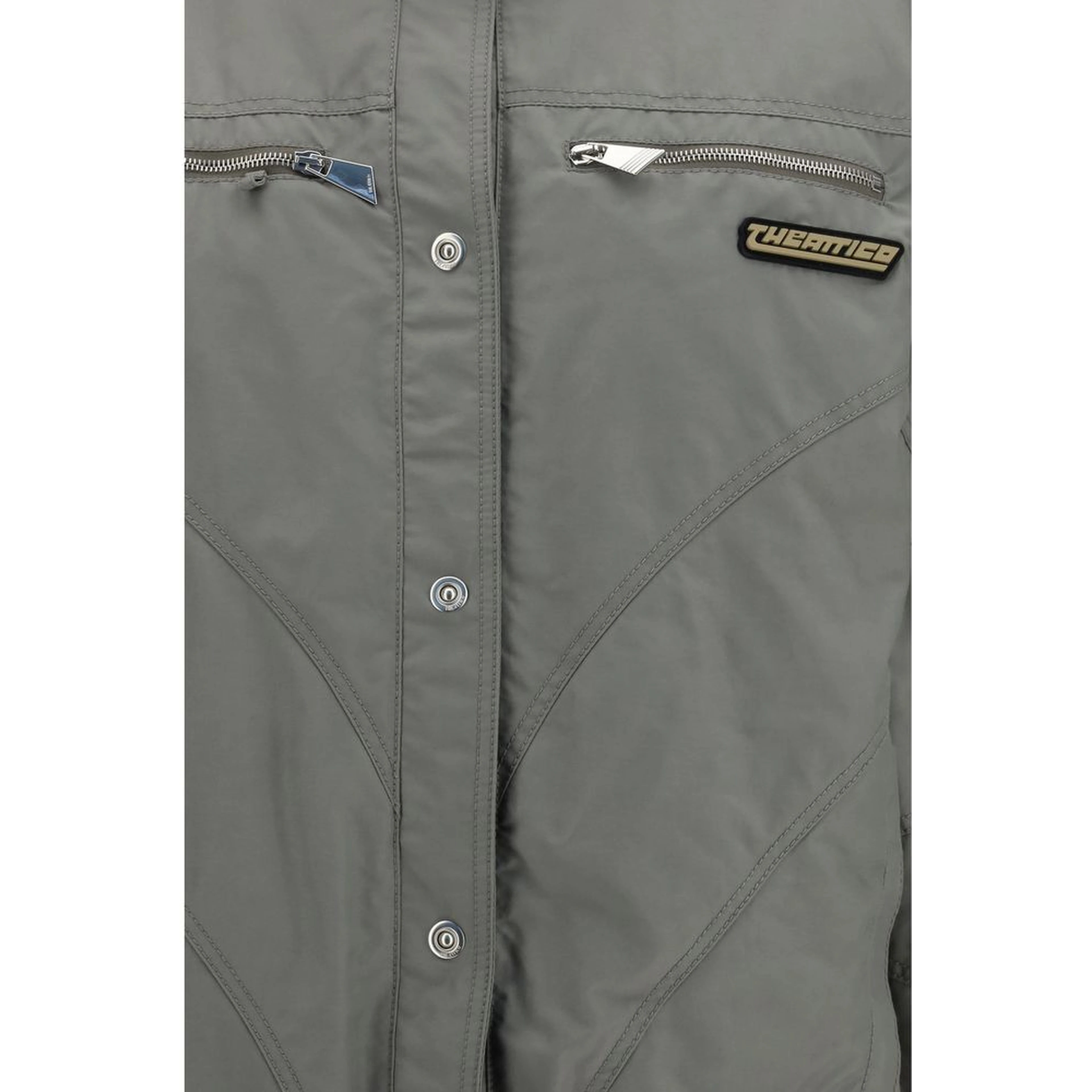 Gray Cotton Bomber