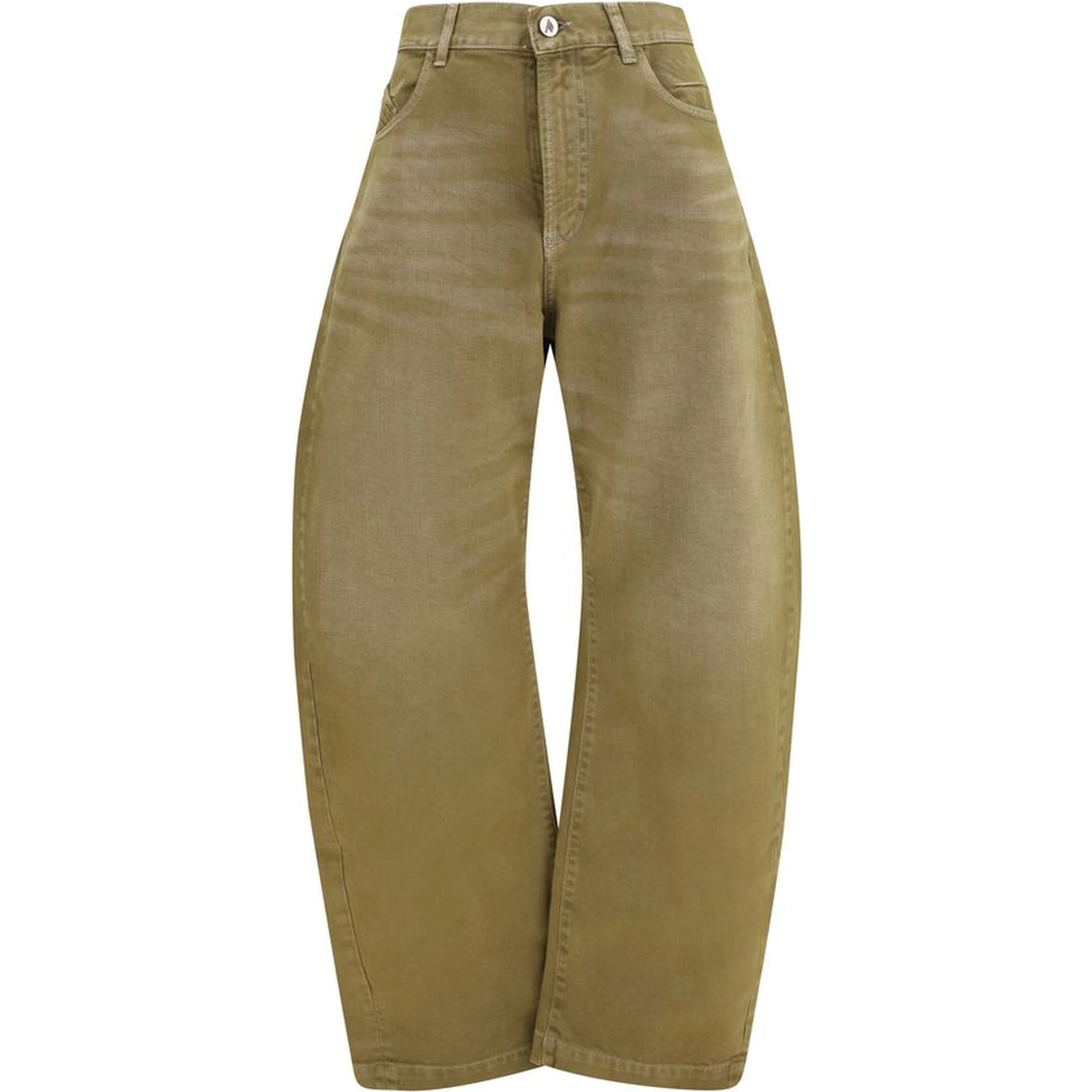 Brown Cotton Jeans Denim
