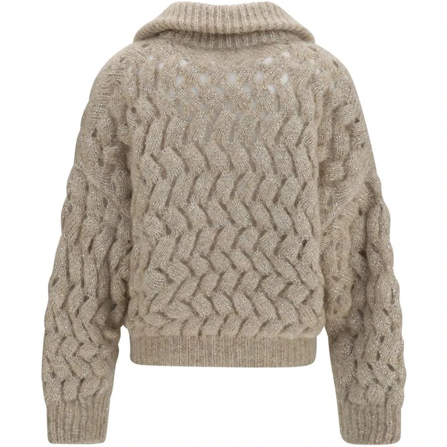 Beige Wool Oves Aries Cardigan