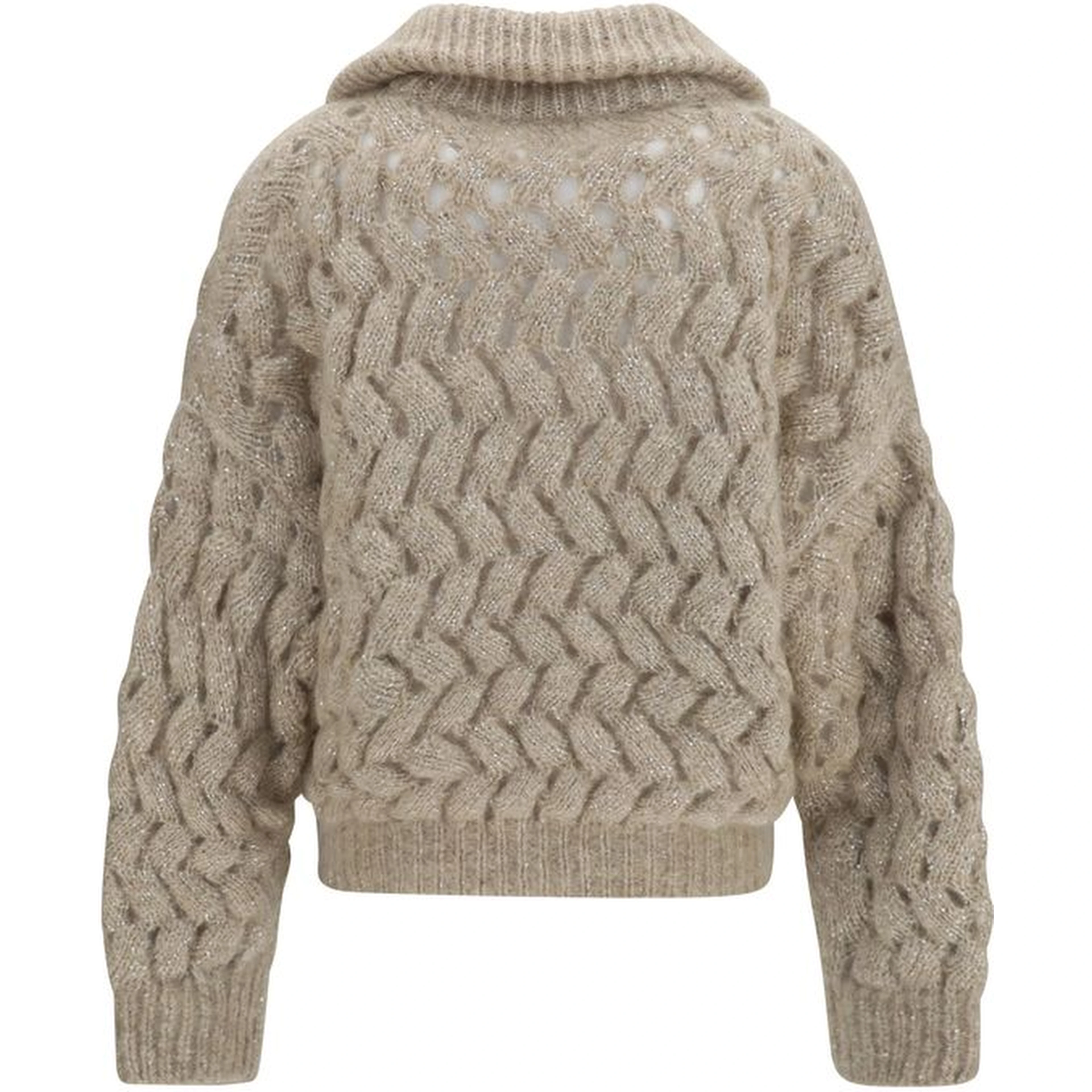 Beige Wool Oves Aries Cardigan