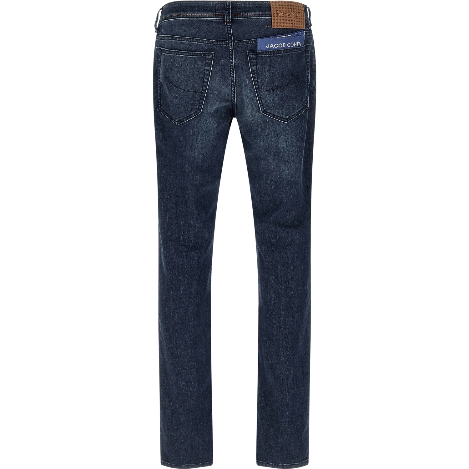 Blue Cotton Slim Fit Jeans