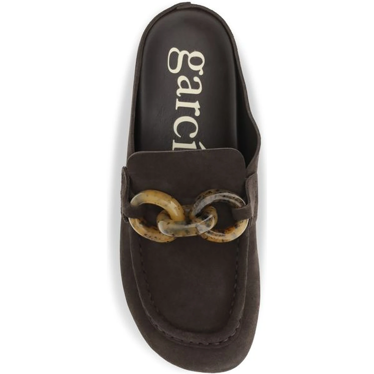 Brown Calf Leather Bos Taurus Mules