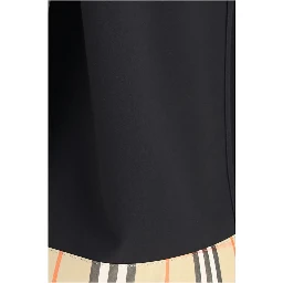 Black Wool Oves Aries Midi Skirt