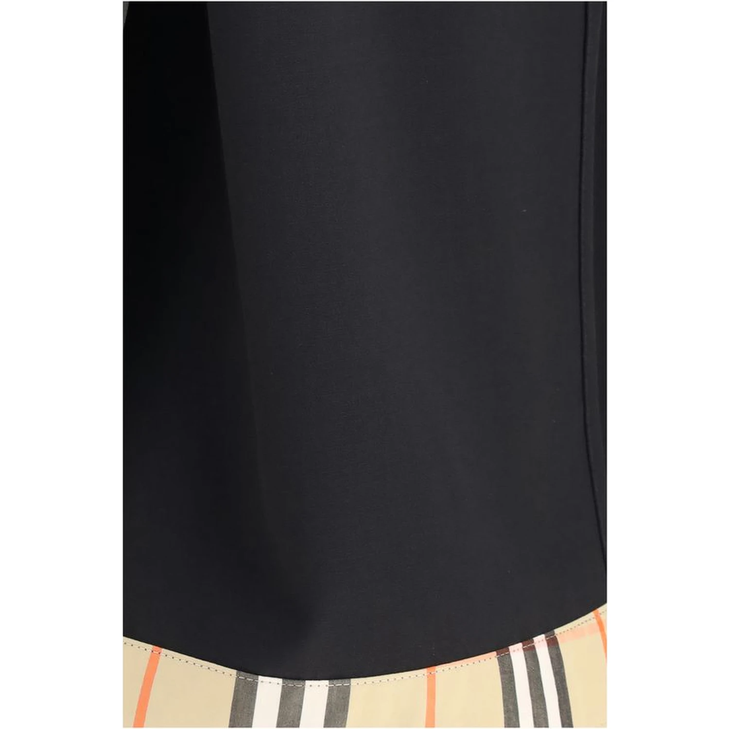 Black Wool Oves Aries Midi Skirt