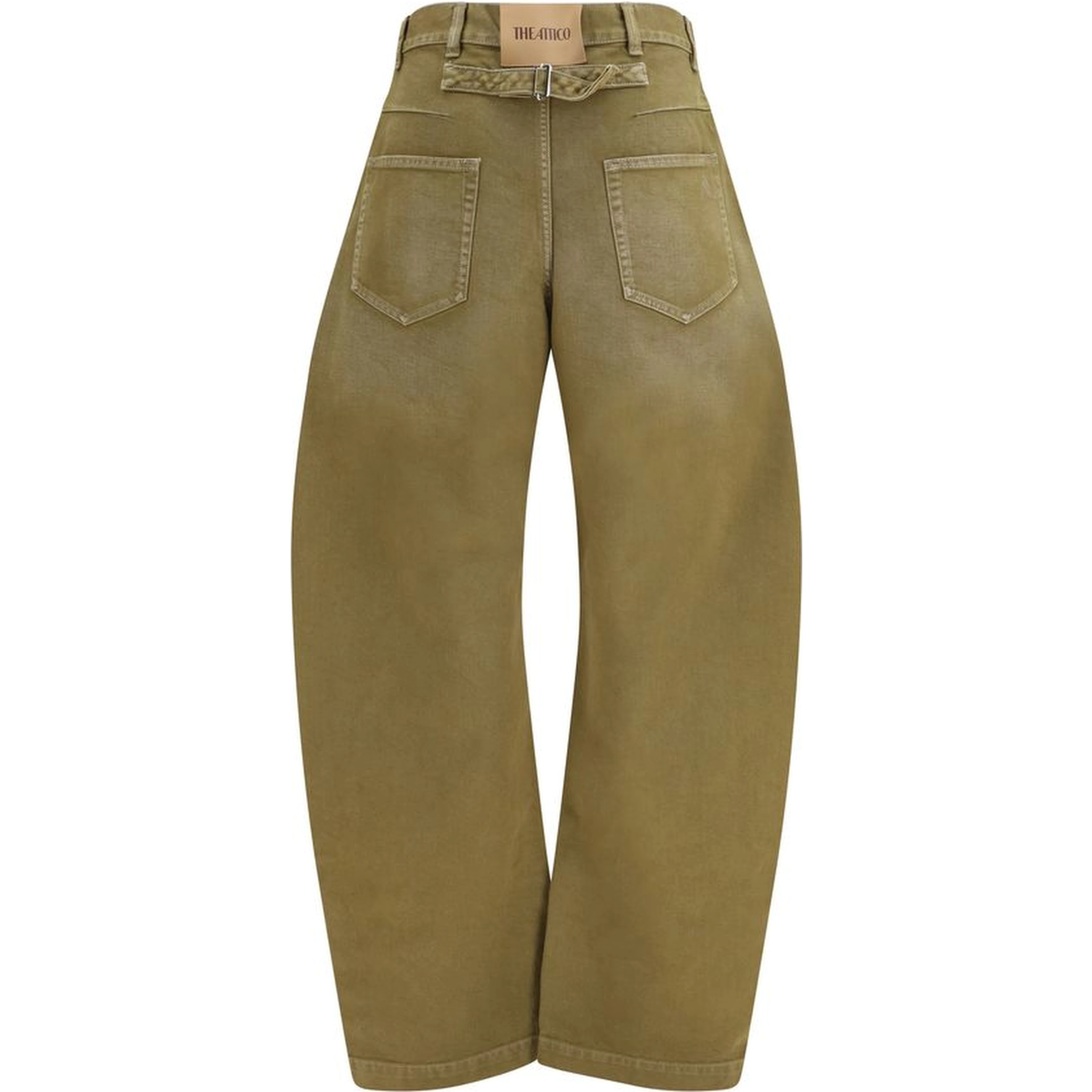 Brown Cotton Jeans Denim