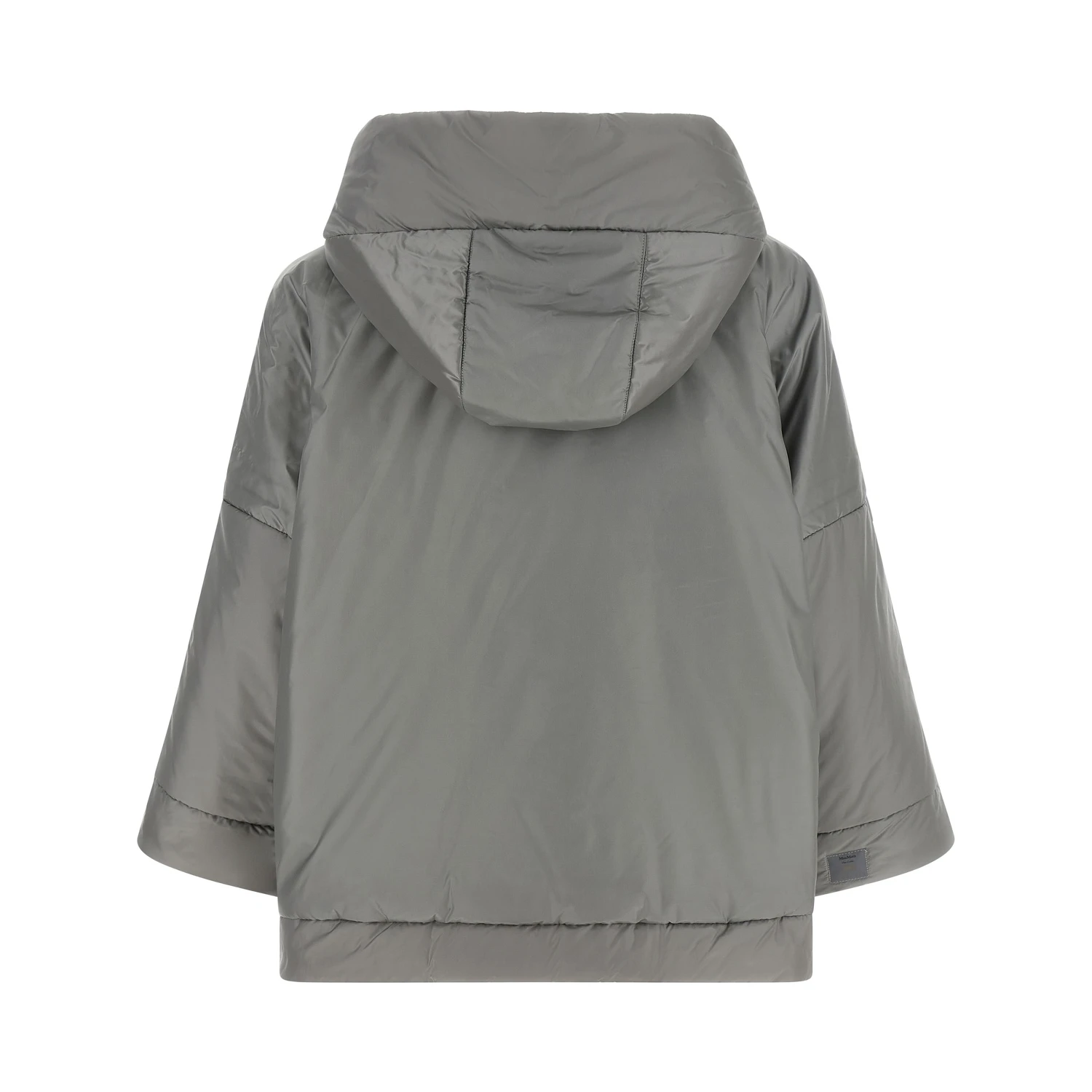 Gray Polyester Shell Jacket