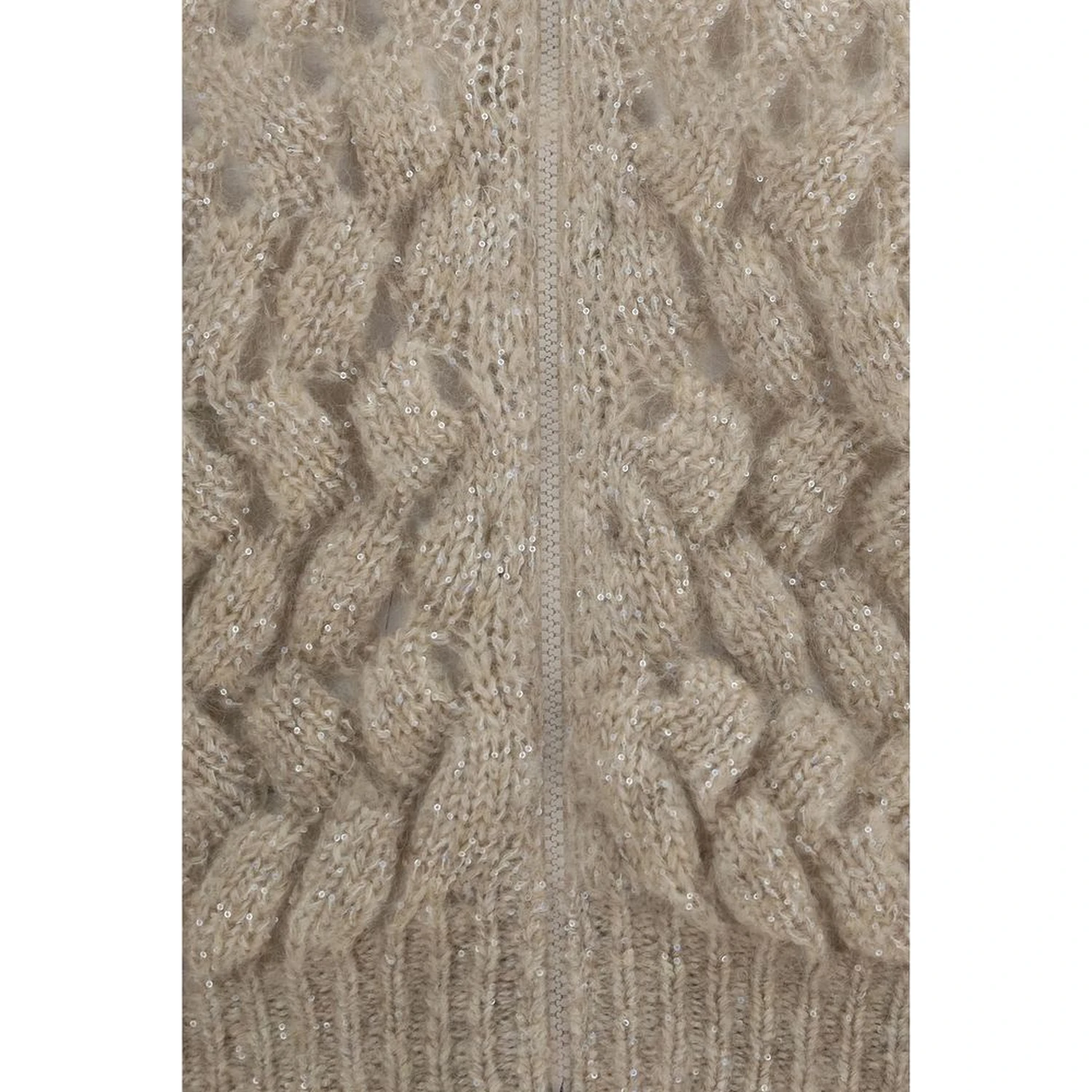 Beige Wool Oves Aries Cardigan
