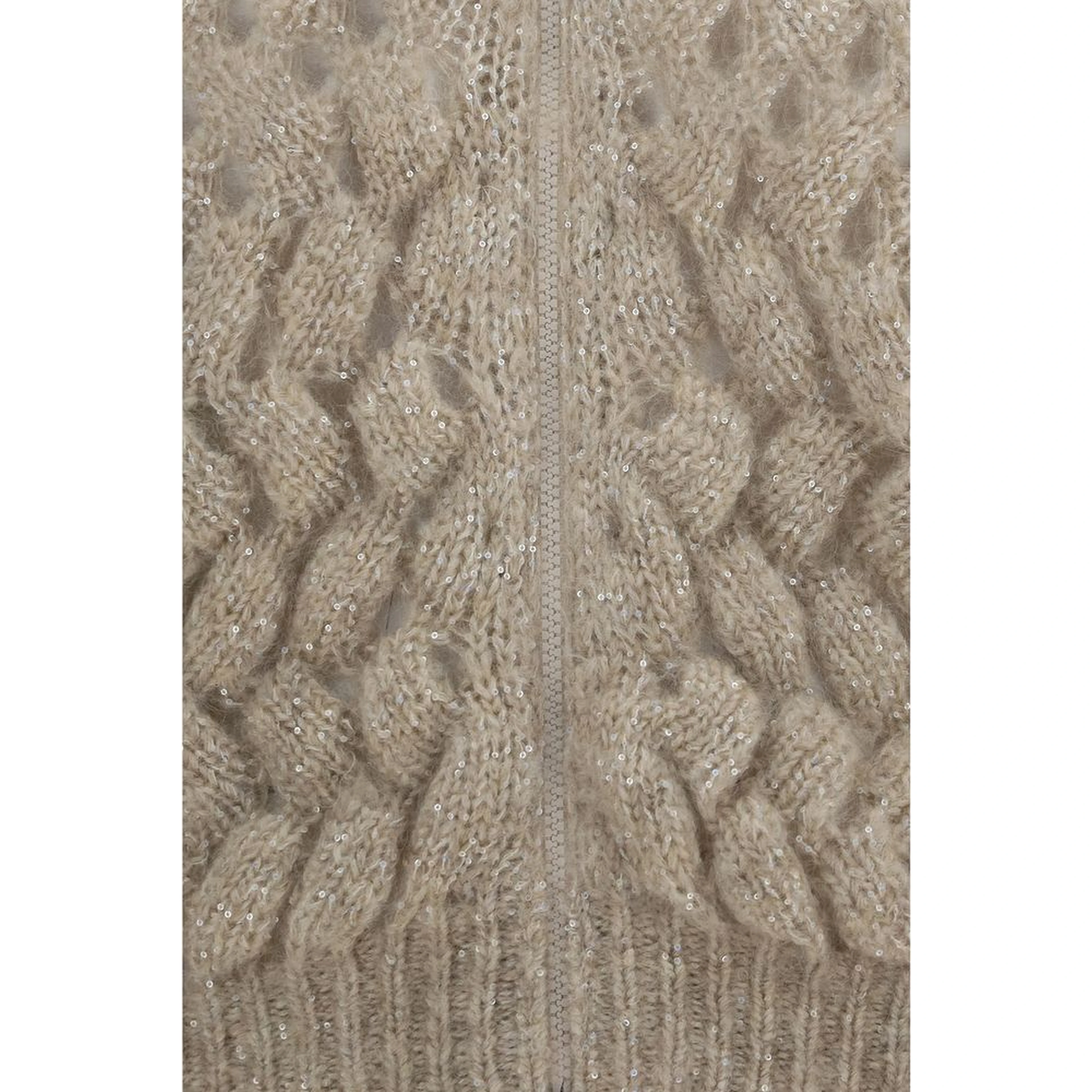 Beige Wool Oves Aries Cardigan