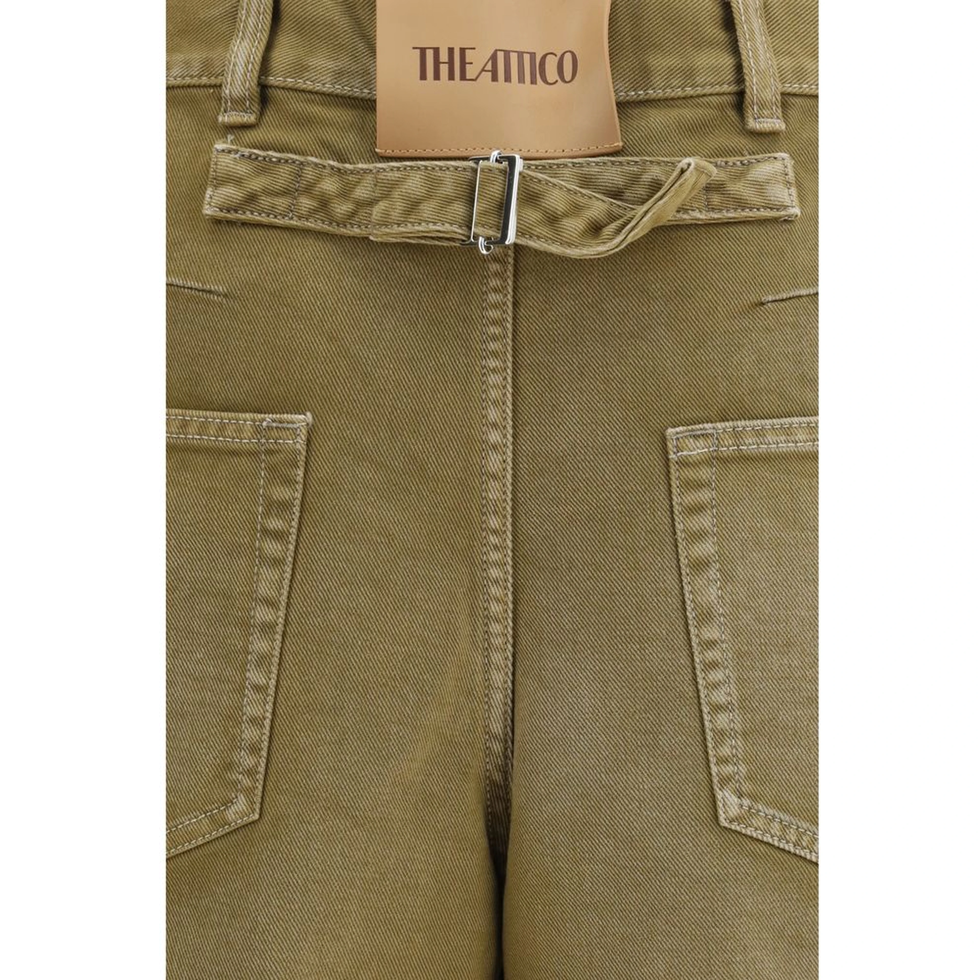 Brown Cotton Jeans Denim