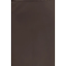 Brown Silk Long Skirt