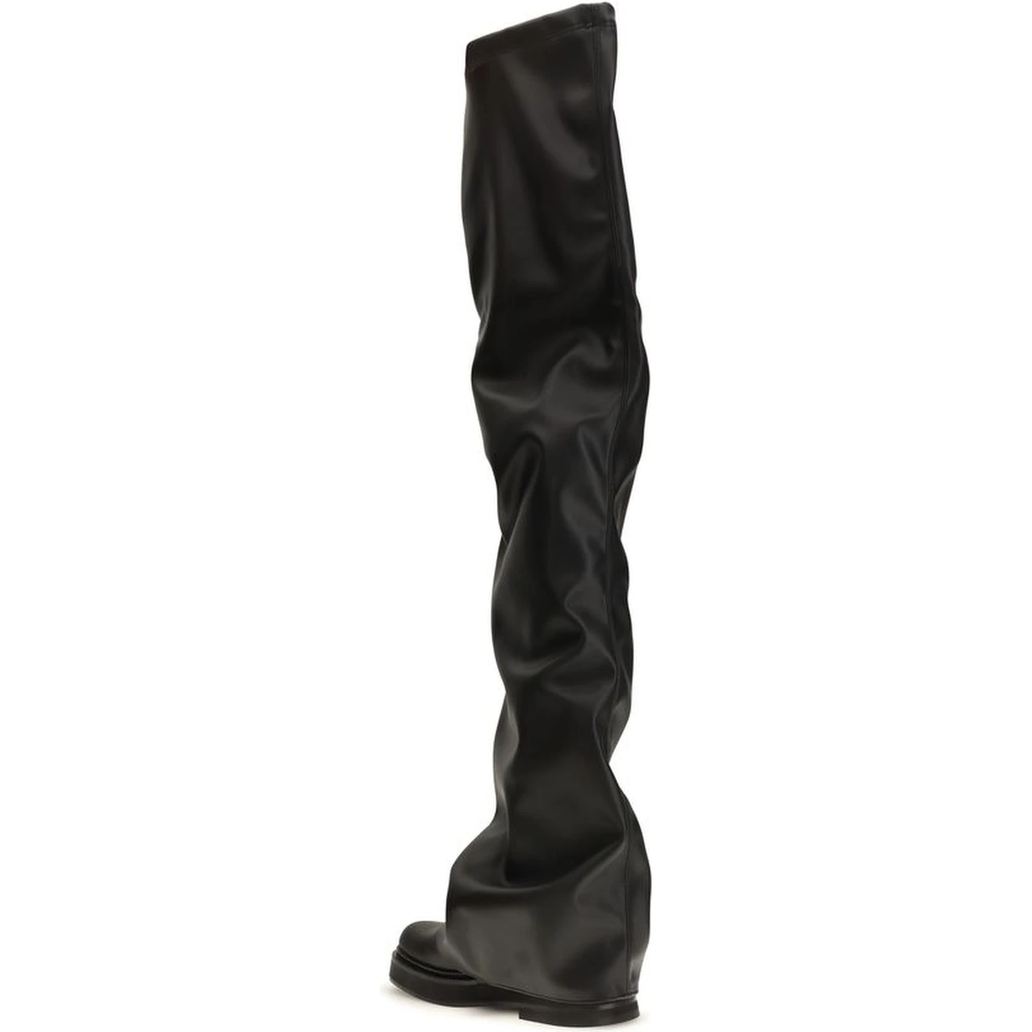 Black Polyurethane Over The Knee