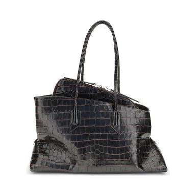 Black Calf Leather Bos Taurus Shoulder Bag