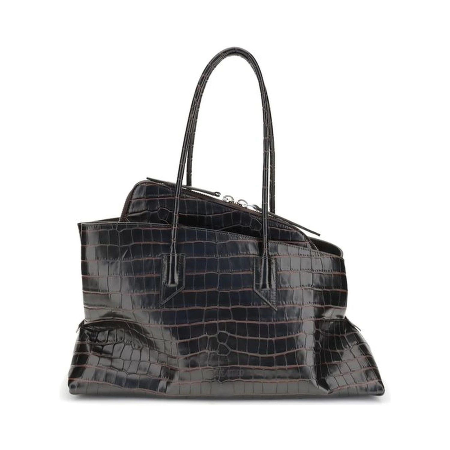 Black Calf Leather Bos Taurus Shoulder Bag