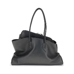 Black Calf Leather Bos Taurus Shoulder Bag
