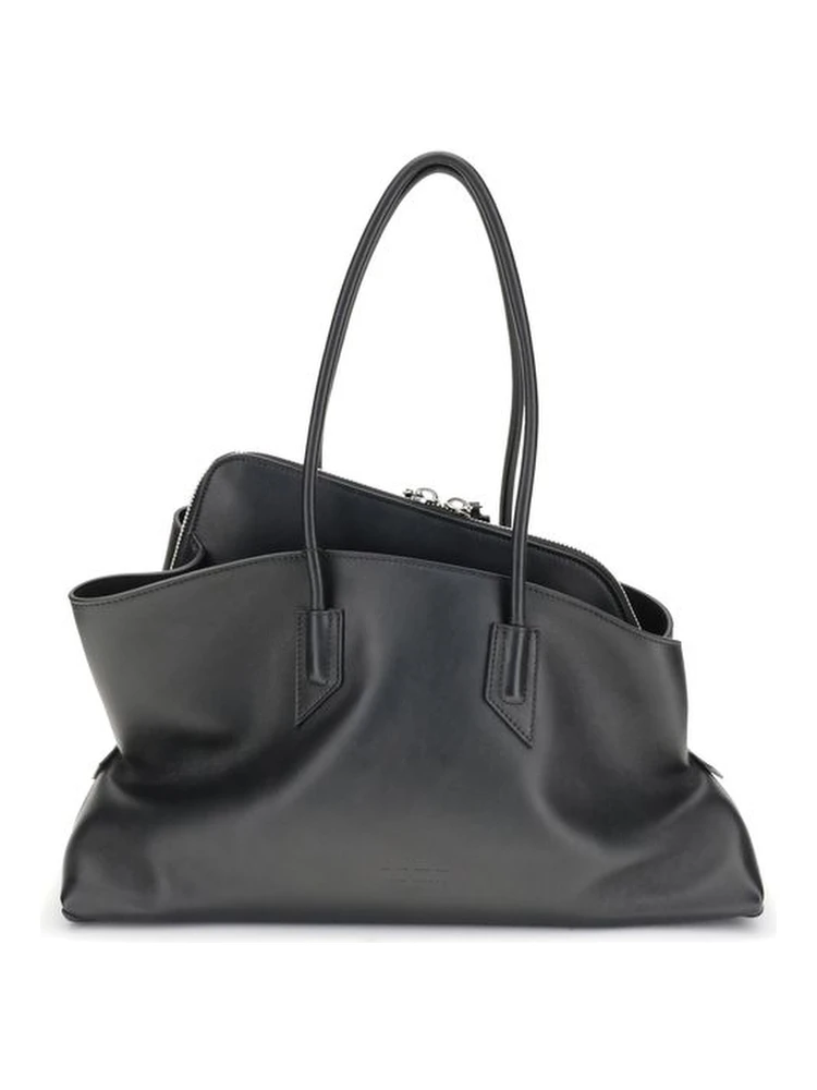 Black Calf Leather Bos Taurus Shoulder Bag