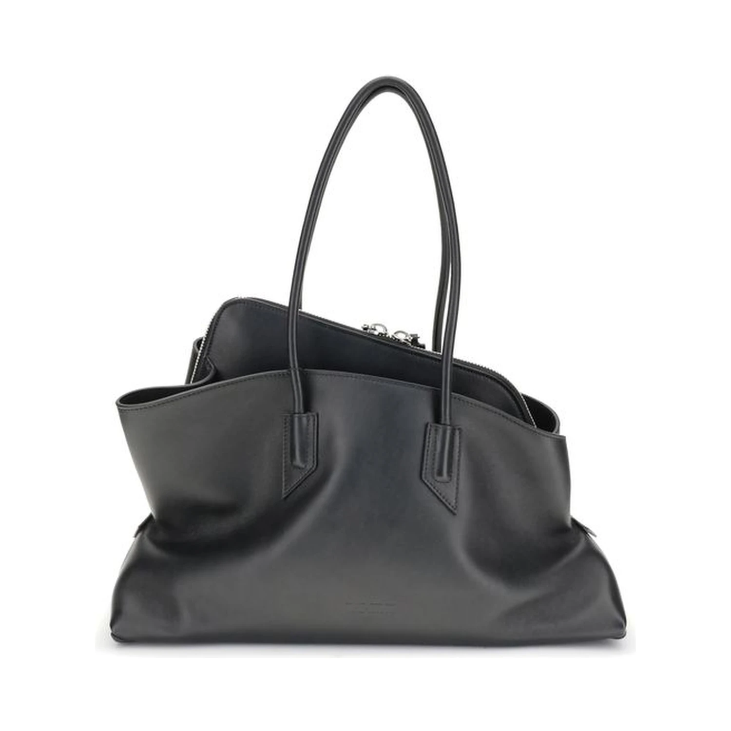 Black Calf Leather Bos Taurus Shoulder Bag
