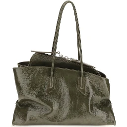 Bicolor Calf Leather Bos Taurus Shoulder Bag