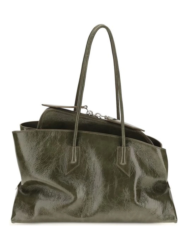 Bicolor Calf Leather Bos Taurus Shoulder Bag