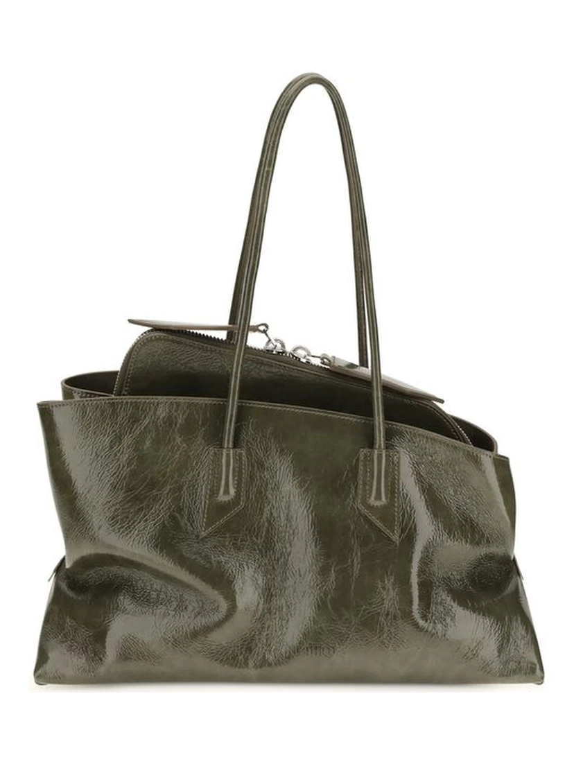 Bicolor Calf Leather Bos Taurus Shoulder Bag