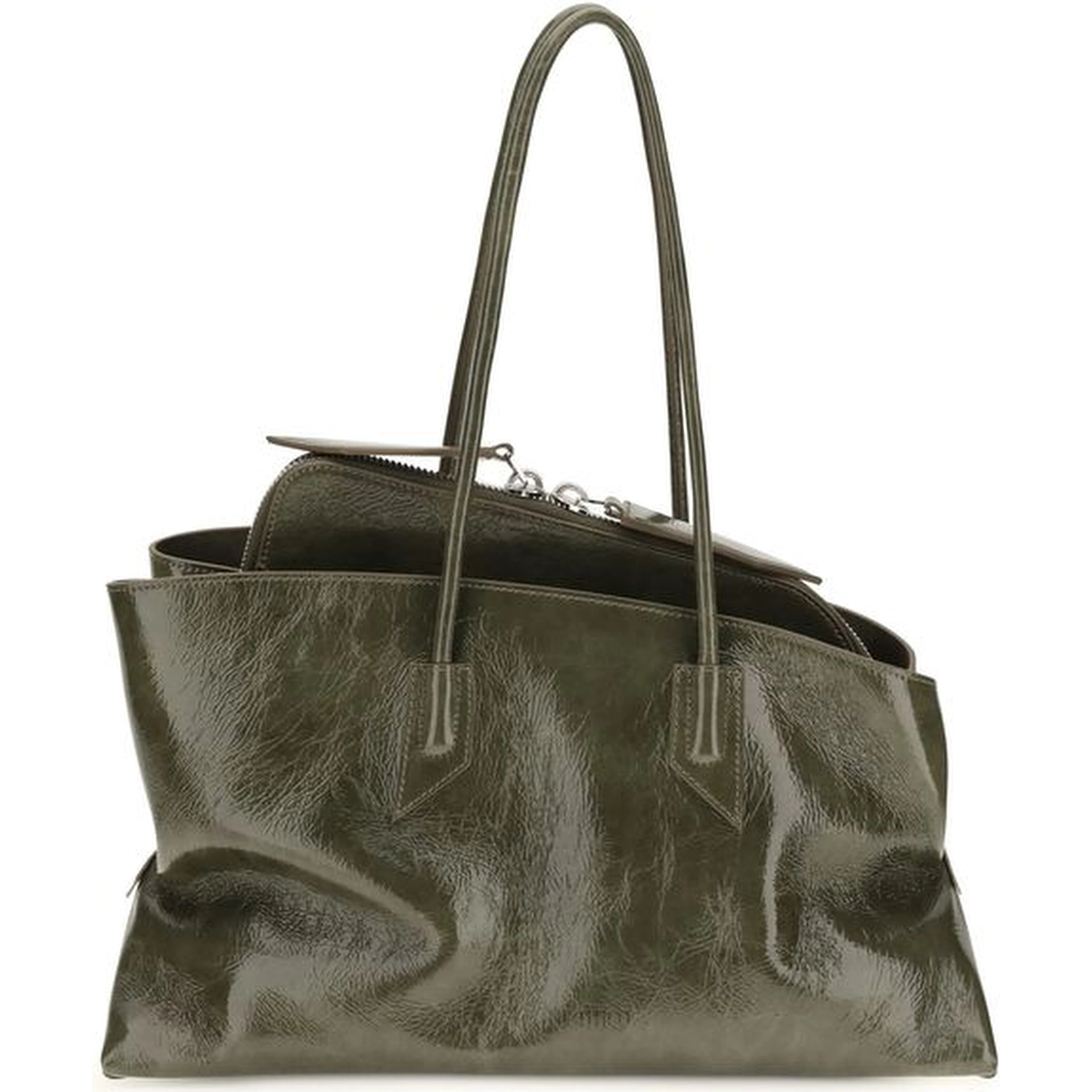 Bicolor Calf Leather Bos Taurus Shoulder Bag