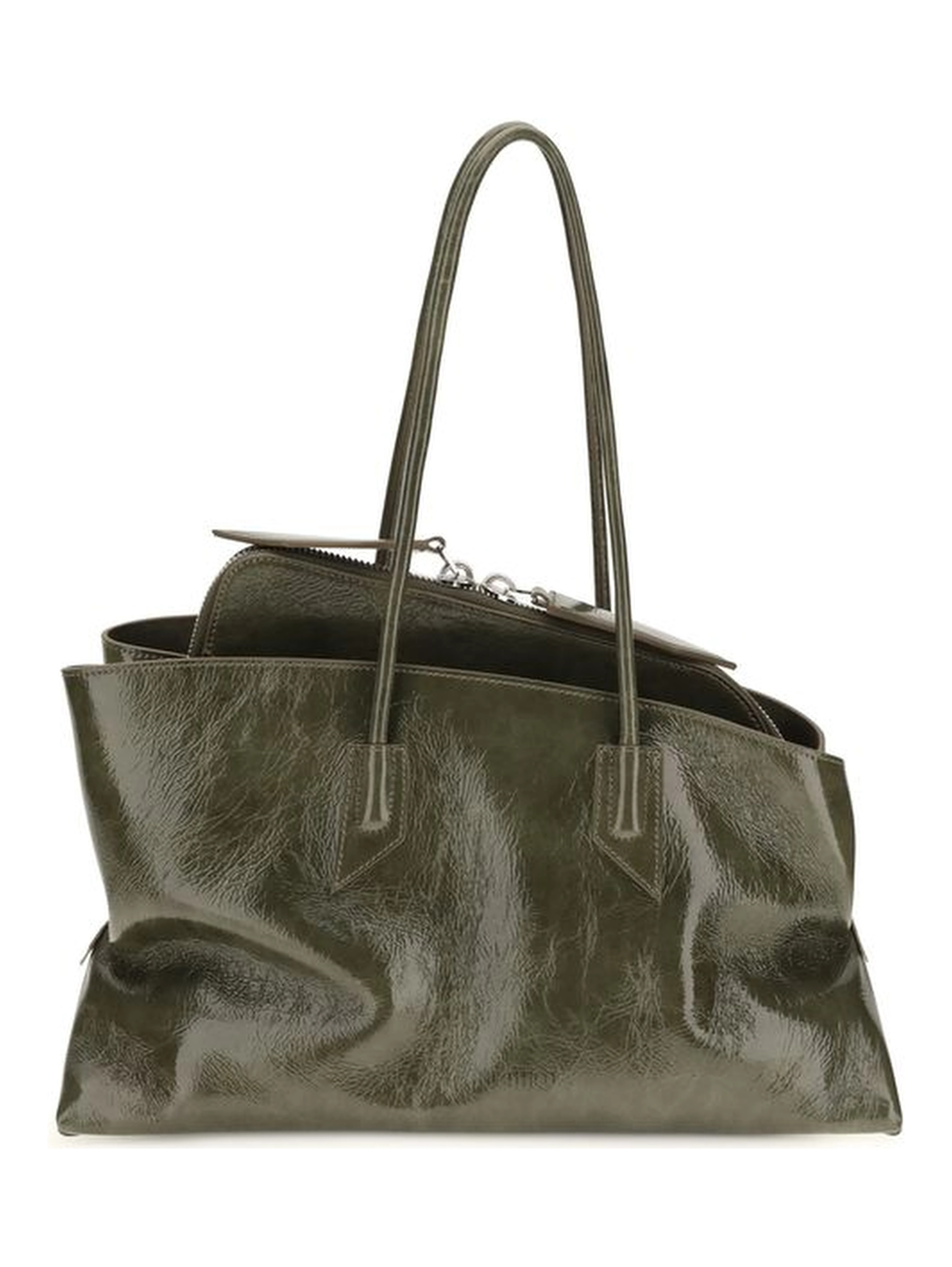 Bicolor Calf Leather Bos Taurus Shoulder Bag