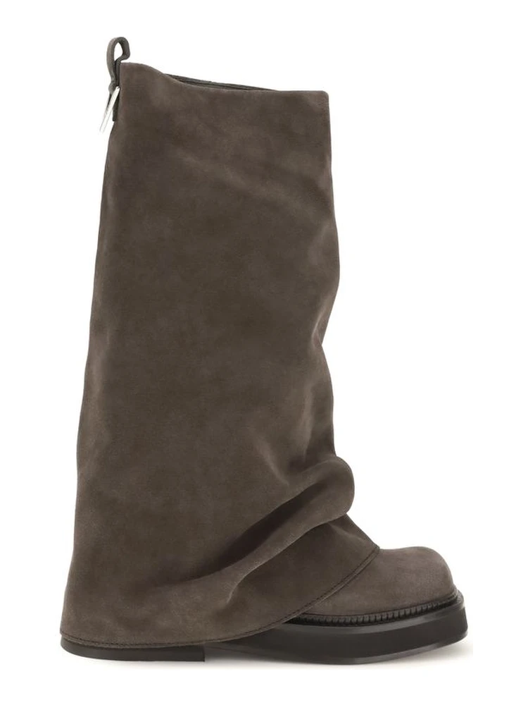 Brown Calf Leather Bos Taurus Boots